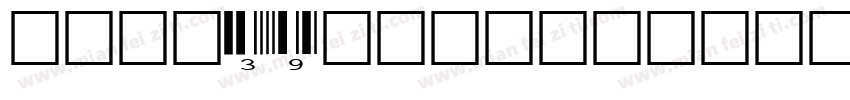 code39quarter inch r字体转换
